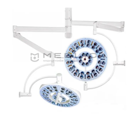 «Эмалед 602/602», Конструкция светильника: Потолочный двухкупольный